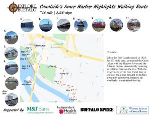Canalside's Inner Harbor Highlights Walking Route