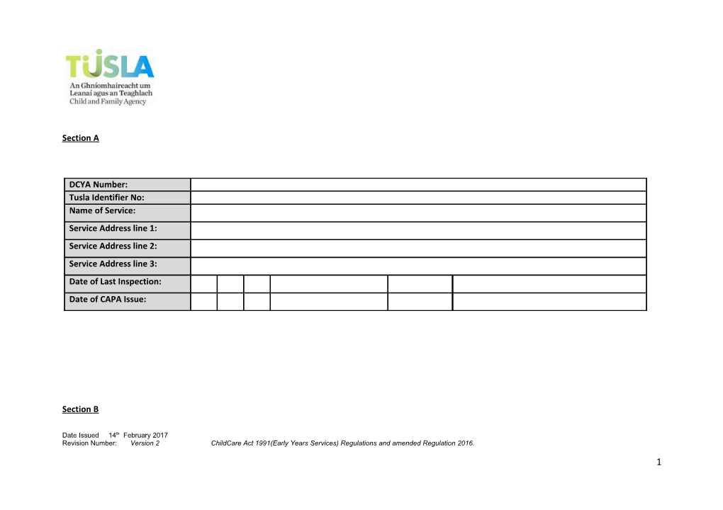 Corrective Actions and Preventive Actions (CAPA)