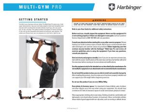 Full Multi Gym Pro Workout Guides