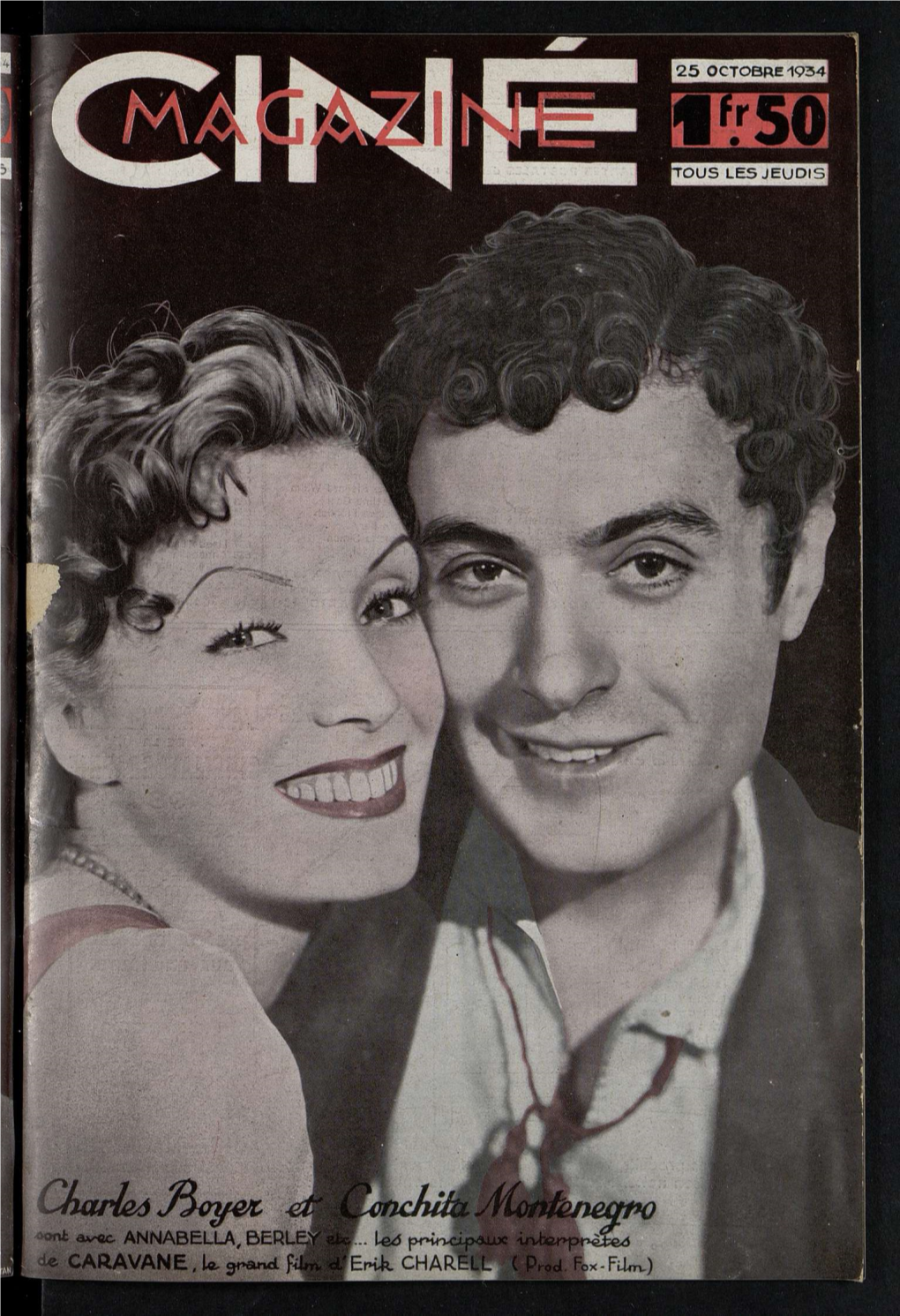 Cinémagazine 1934 N°28, 25/10/1934