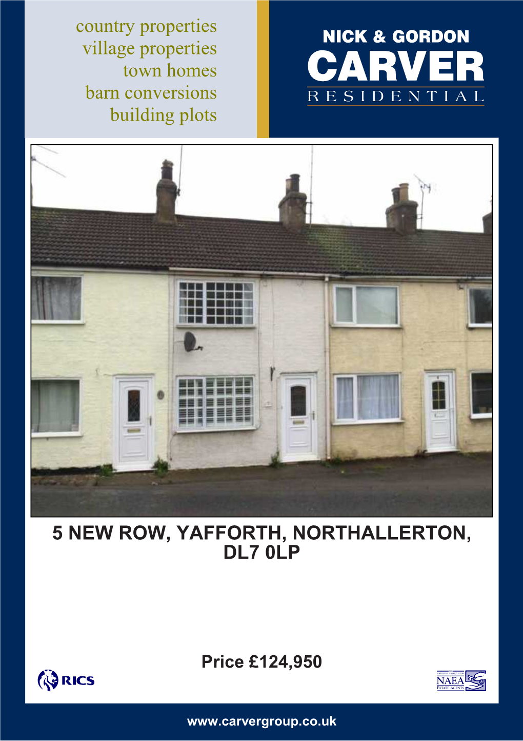 5 New Row, Yafforth, Northallerton, Dl7 0Lp
