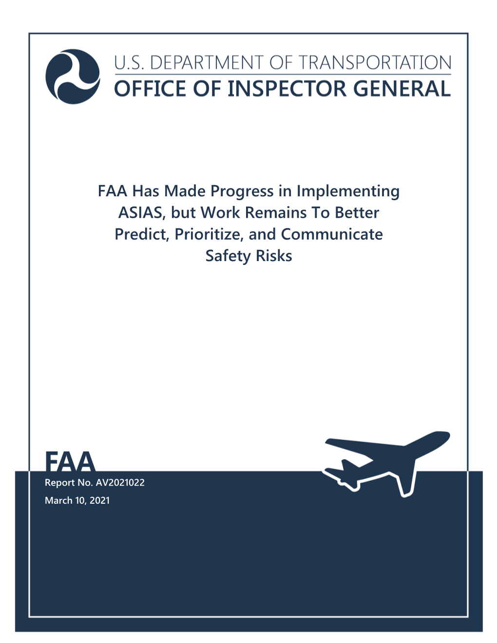 FAA ASIAS Final Report