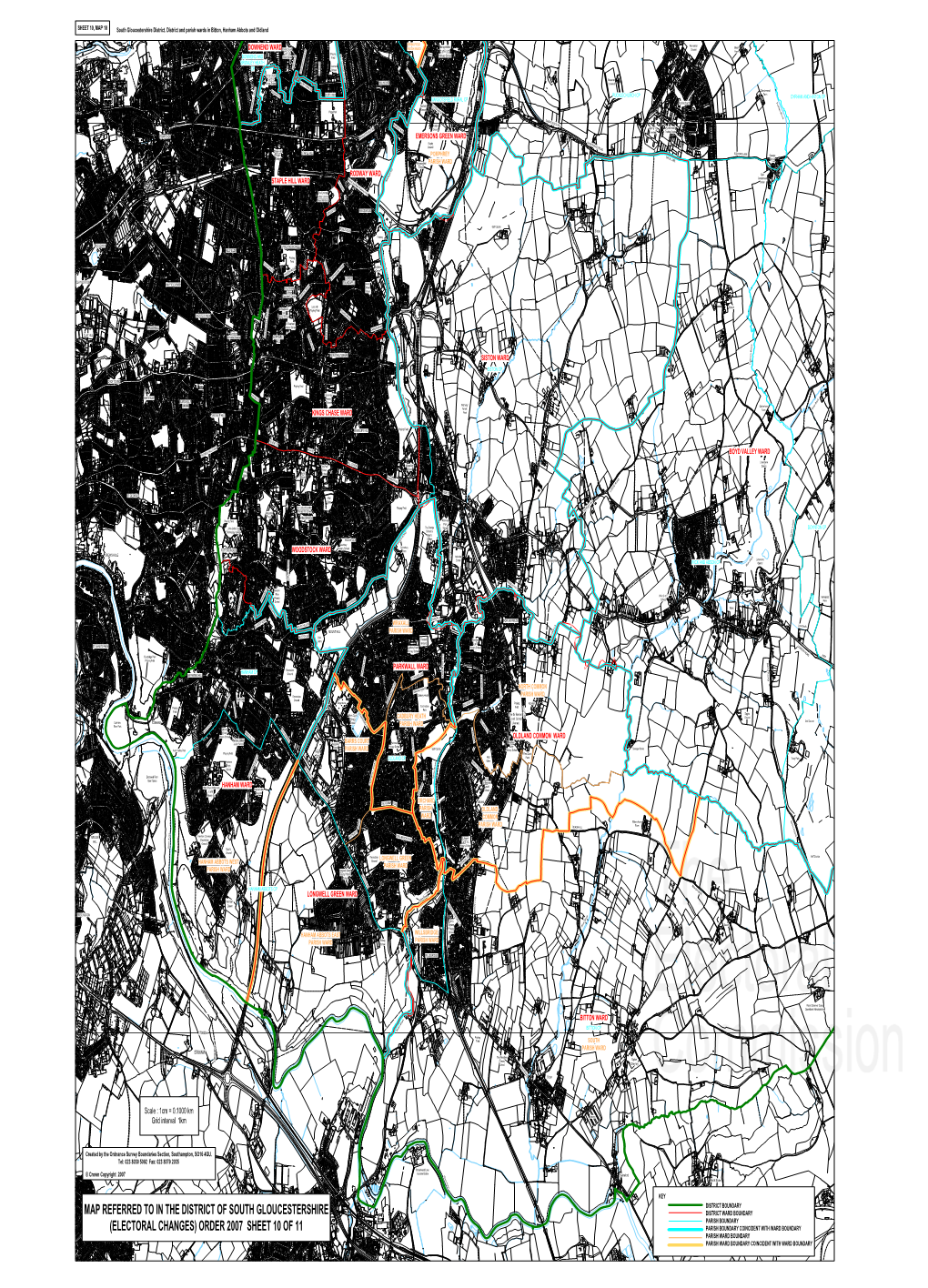 Map Referred to in the District of South Gloucestershire Clay Hill Sheet 10, Map 10 Brislington Clay Bottom