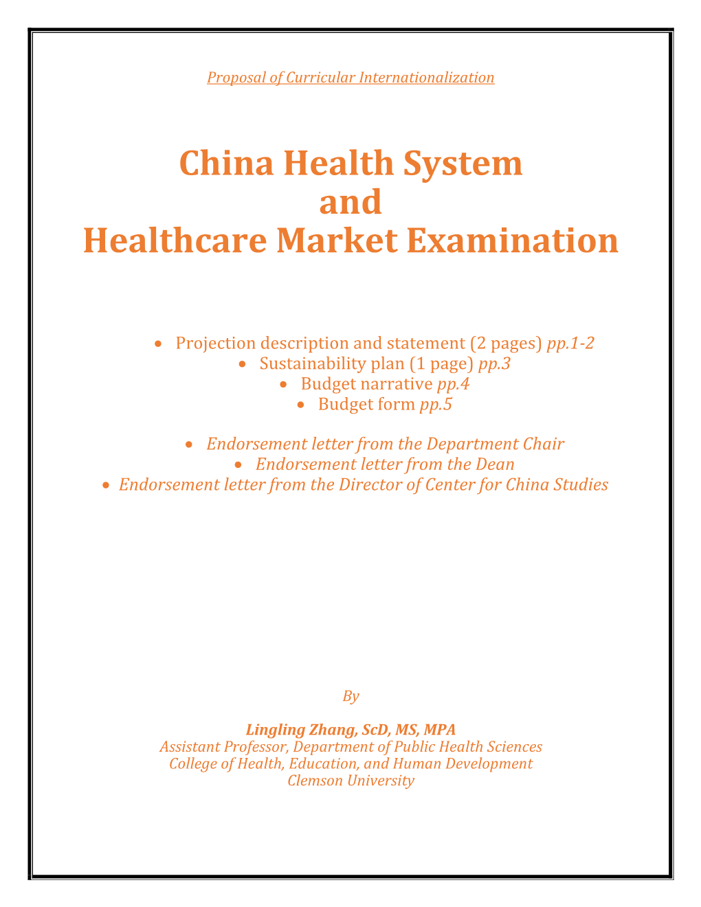 China Health System and Healthcare Market Examination