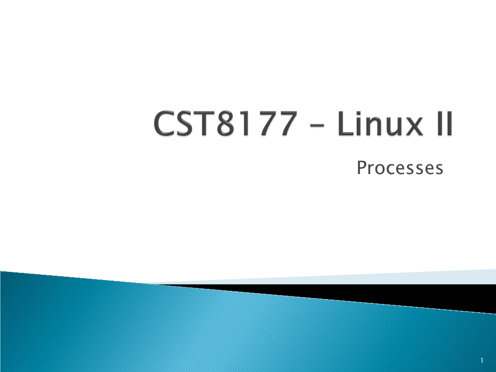CST8207 – Linux O/Si