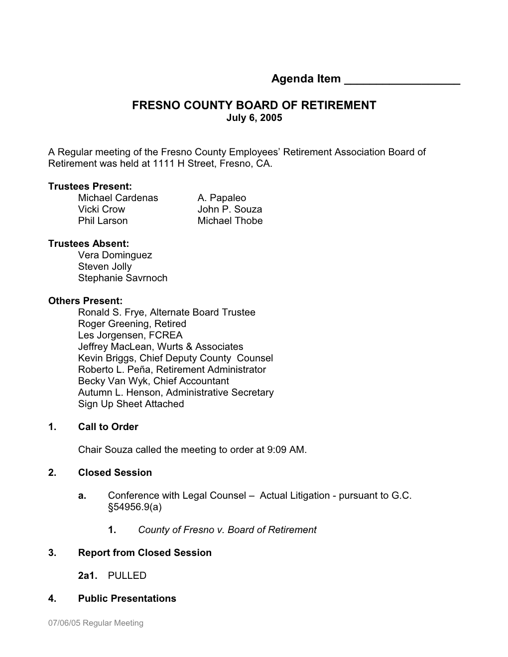 Fresno County Board of Retirement s14