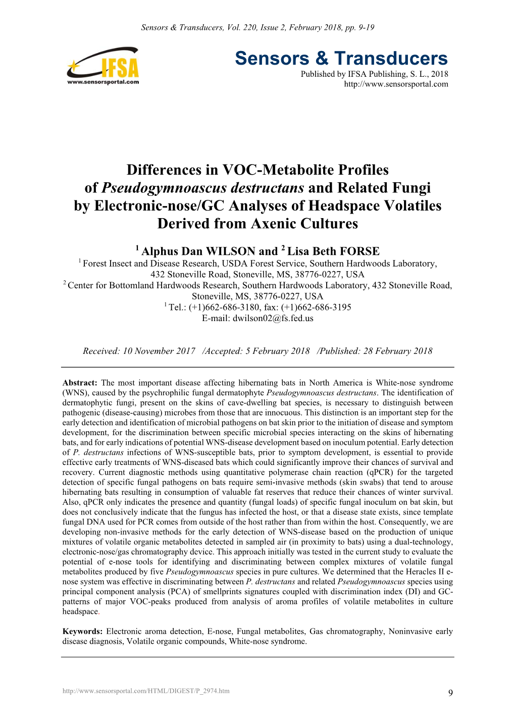 Sensors & Transducers