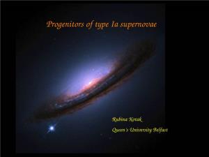 Progenitors of Type Ia Supernovae