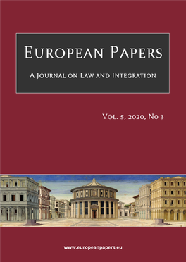 A Journal on Law and Integration, Vol. 5, 2020, No 3