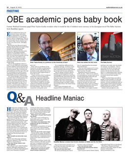 OBE Academic Pens Baby Book