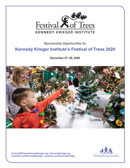 Kennedy Krieger Institute's Festival of Trees 2020