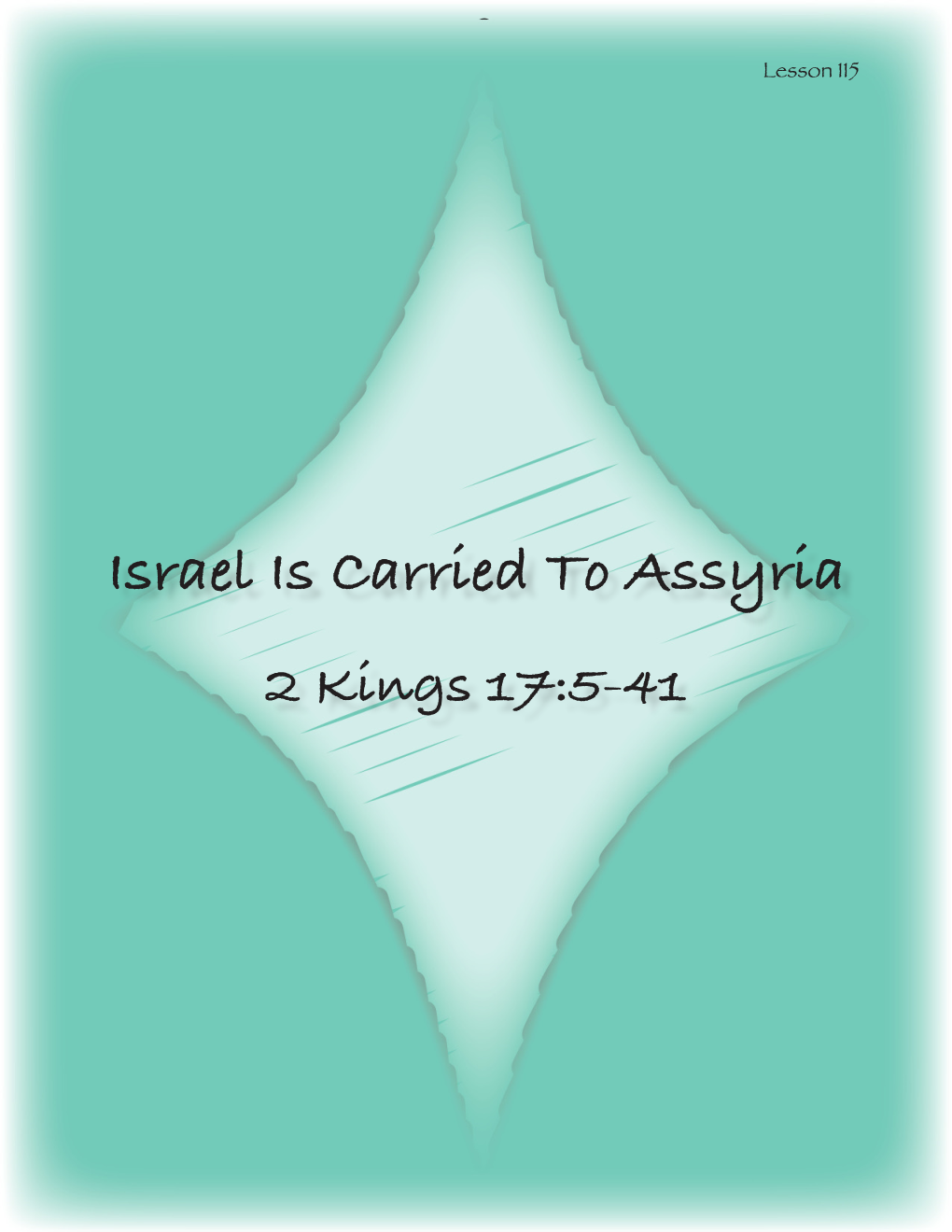 Israel Is Carried to Assyria