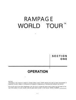 RAMPAGE WORLD TOUR Iivi