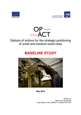 Baseline Study Urbact Ii Thematic Network Op-Act