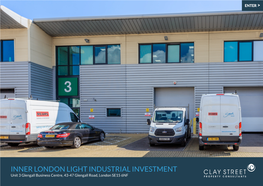 Inner London Light Industrial Investment
