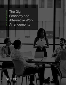 The Gig Economy and Alternative Work Arrangements