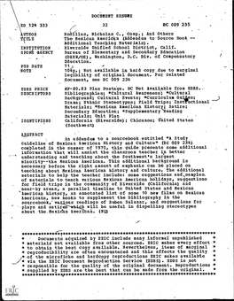 MITE Document, See RC 009 234 Background