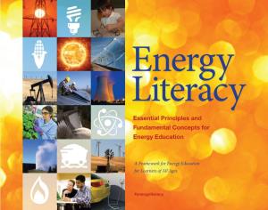 Essential Principles and Fundamental Concepts for Energy Education