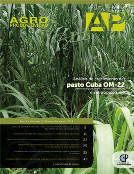 Análisis De Crecimiento Del Pasto Cuba OM-22 (Pennisetum Purpureum  Pennisetum Glaucum) En El Trópico Seco Pág