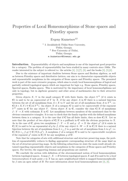 Properties of Local Homeomorphisms of Stone Spaces and Priestley Spaces