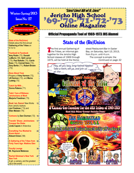 Issue No. 27, Winter-Spring 2013