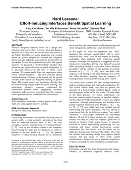 Hard Lessons: Effort-Inducing Interfaces Benefit Spatial Learning