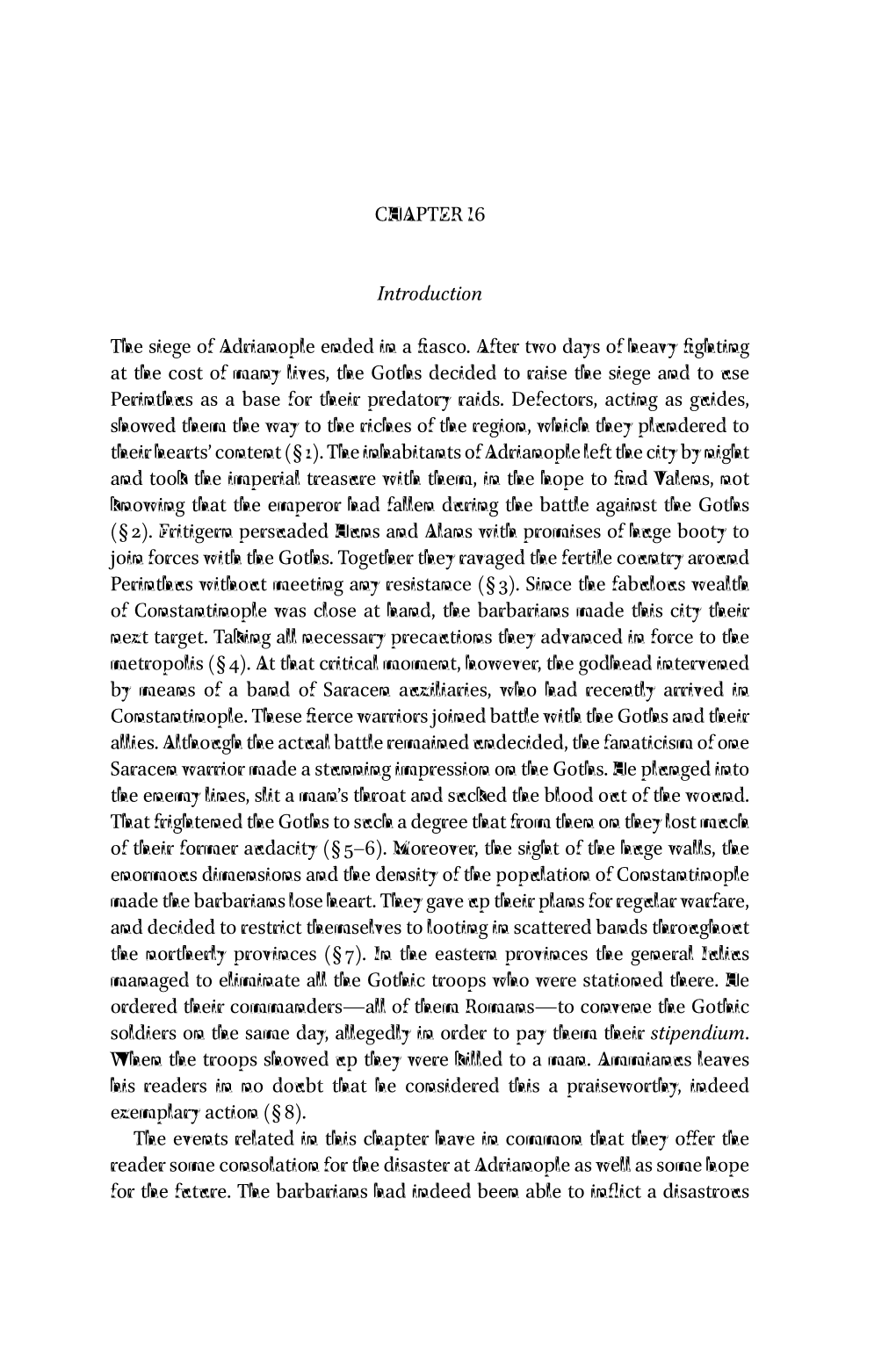 CHAPTER Introduction the Siege of Adrianople Ended in a Asco. After