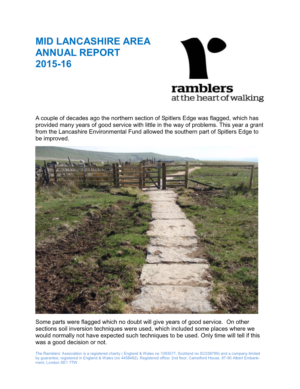 Mid Lancashire Area Annual Report 2015-16