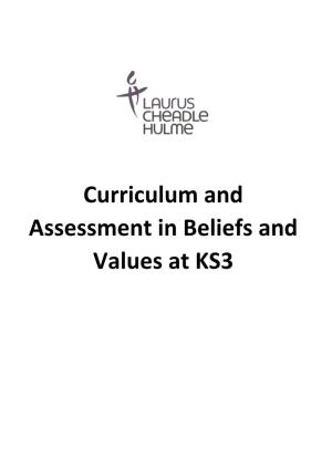 Curriculum and Assessment in Beliefs and Values at KS3