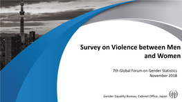 Survey on Violence Between Men and Women