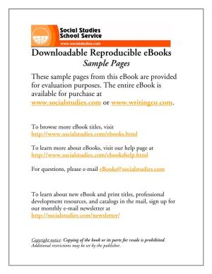 Downloadable Reproducible Ebooks Sample Pages