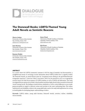 The Stonewall Books: LGBTQ-Themed Young Adult Novels As Semiotic Beacons