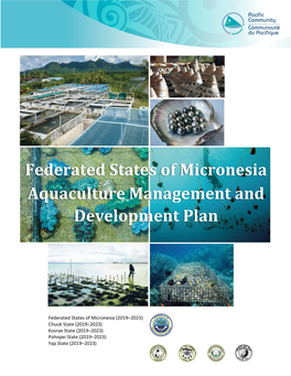 Federated States of Micronesia Aquaculture Management and Development Plan