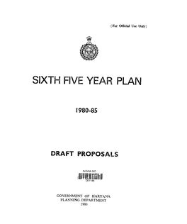 Sixth Five Year Plan