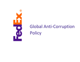 Global Anti-Corruption Policy
