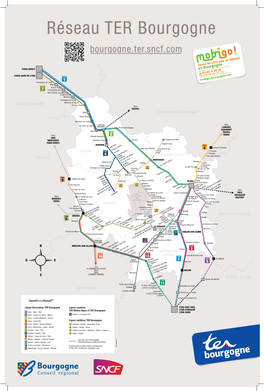 Carte Bourgogne TER 390 X