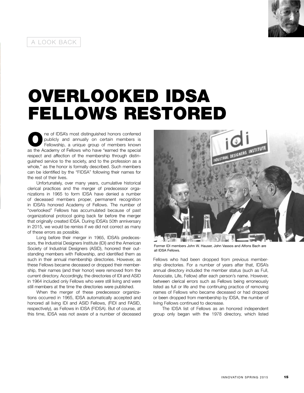 Overlooked Idsa Fellows Restored