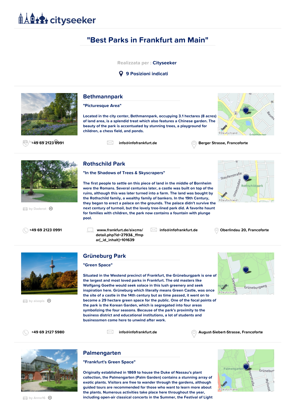 Best Parks in Frankfurt Am Main"