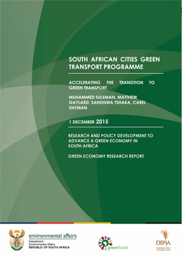 South African Cities Green Transport Programme
