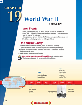 Chapter 19: World War II, 1939-1945