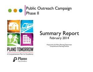 Summary Report February 2014