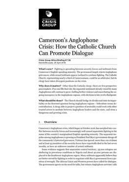 Cameroon's Anglophone Crisis