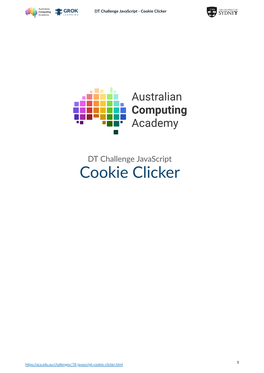 DT Challenge Javascript ‑ Cookie Clicker