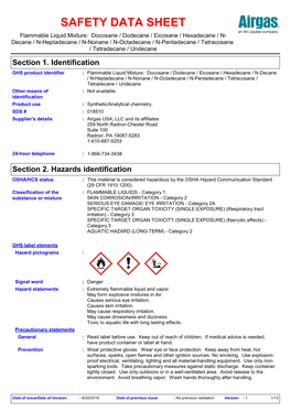 Safety Data Sheet