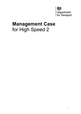 Management Case for High Speed 2