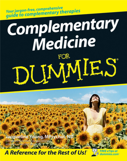 Complementary Medicine for Dummies‰