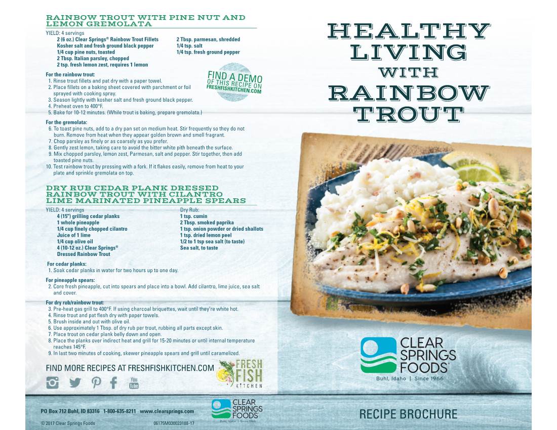 Healthy Living Rainbow Trout