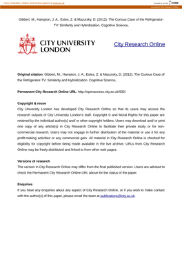 City Research Online