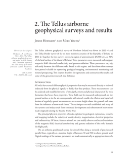 2. the Tellus Airborne Geophysical Surveys and Results