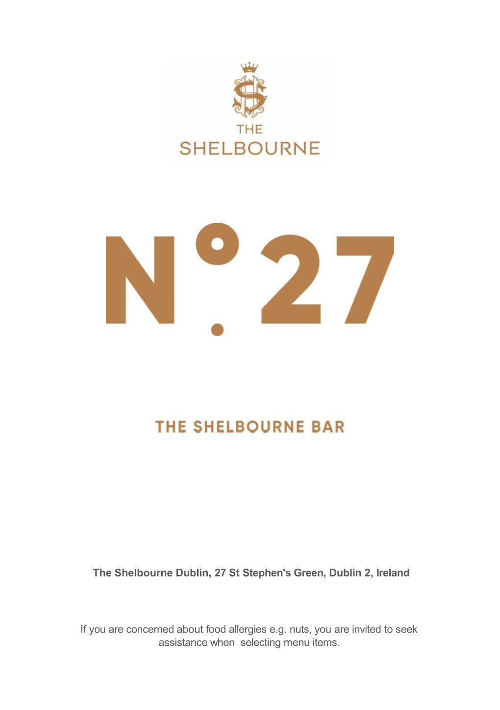 The Shelbourne Dublin, 27 St Stephen's Green, Dublin 2, Ireland